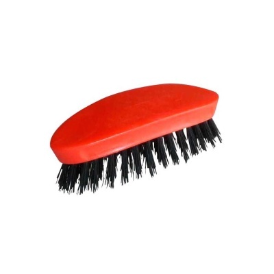 Escova de limpeza vermelha com cerdas pretas