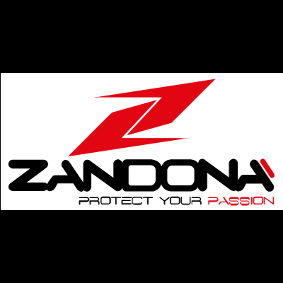 Logótipo da ZANDONA com grande Z vermelho e texto preto e vermelho