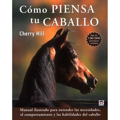 Capa de livro com título em espanhol e perfil de cavalo castanho