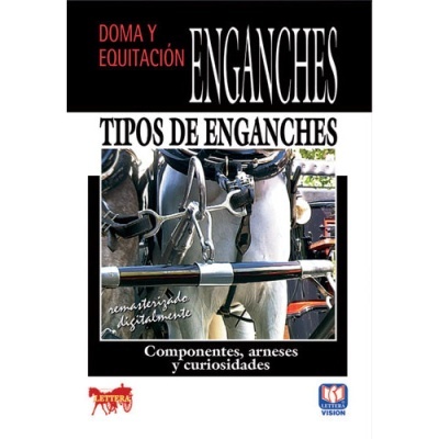 Capa de livro sobre tipos de enganches e arreios na equitação