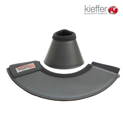 Proteções e bandas anti-roçado Kieffer em couro sintético cinzento e acolchoado preto