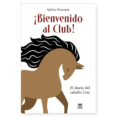 Capa de livro com cavalo castanho e crina preta e texto em espanhol.