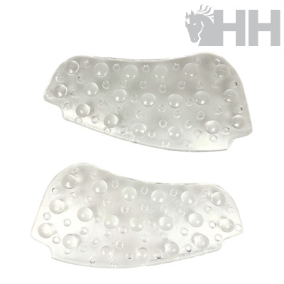 Par de almofadas transparentes em silicone com bolhas para apoio