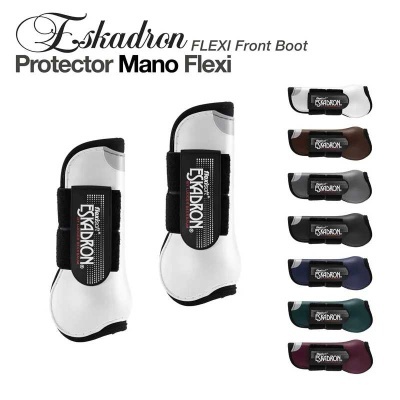 Botas de proteção para cavalos Eskadron Flexi Front Boot em várias cores com fecho velcro
