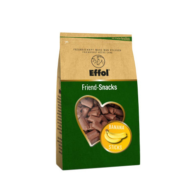 Pacote de snacks para animais Effol Friend-Snacks banana sticks com janela em forma de coração