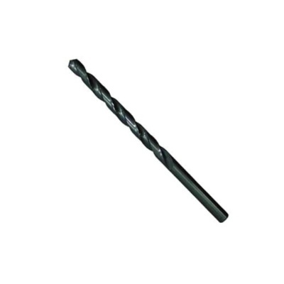 Broca de metal escura com espiral para perfuração