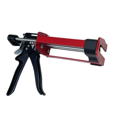 Aplicador de silicone vermelho e preto
