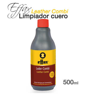 Frasco Effax Leather Combi para limpeza de couro com 500ml