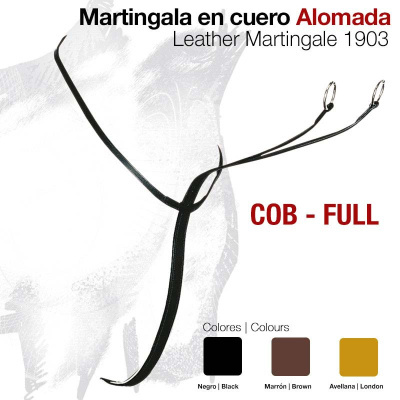 Martingala de couro Alomada Leather Martingale 1903 em várias cores
