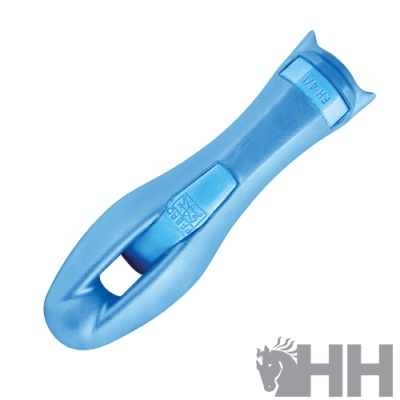 Produto azul em plástico com texto FR-41 e logótipo CHT EPP