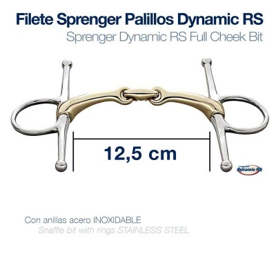 Filete Sprenger Palillos Dynamic RS aço inoxidável, 12,5 cm, com anéis