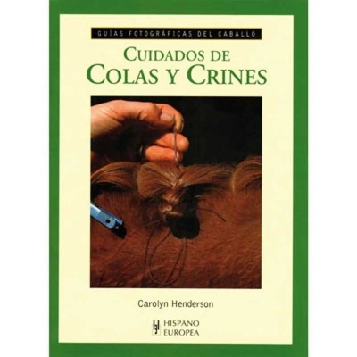Capa de livro sobre cuidados de colas e crines de cavalos