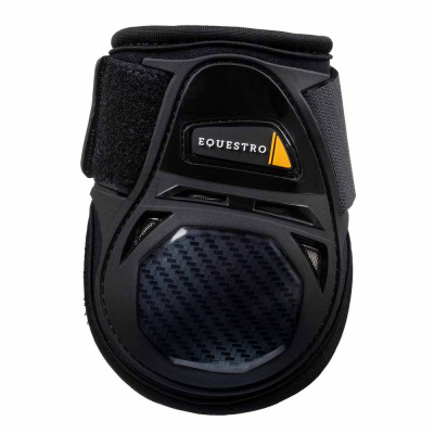 Protecção preta para articulação com logo EQUESTRO