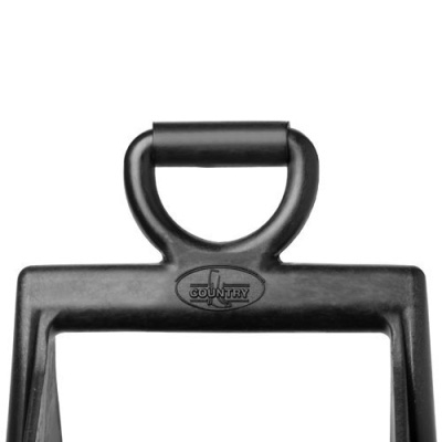 Pegador preto de plástico com etiqueta COUNTRY