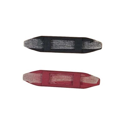 Dois suportes almofadados para cabeça de skate preto e vermelho