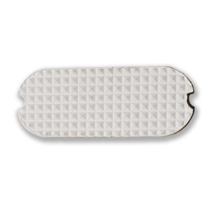 Manta ou tapete branco texturizado em fundo branco