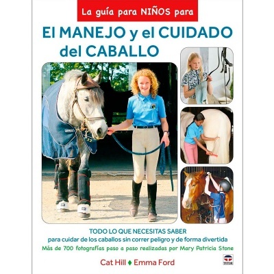 Capa do livro sobre manejo e cuidado do cavalo com crianças e cavalos em imagens