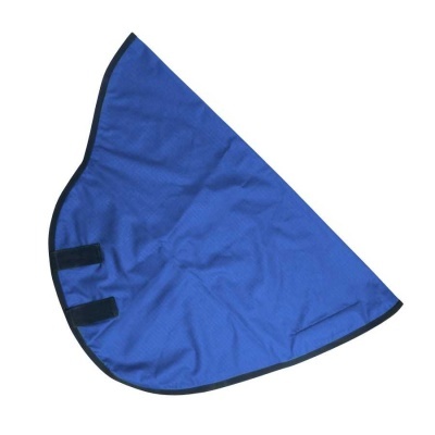 Manta azul para cavalo com tiras de velcro