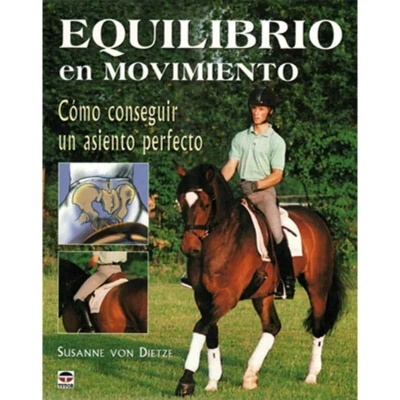 Capa de livro com cavalo castanho e cavaleiro, texto em espanhol