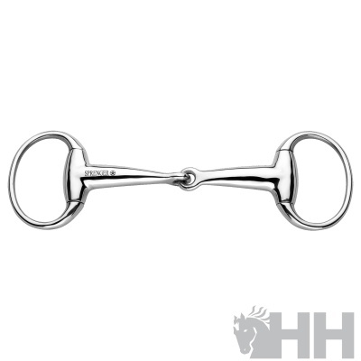 Freno de anilla em metal prateado com texto 'SPRENGER'