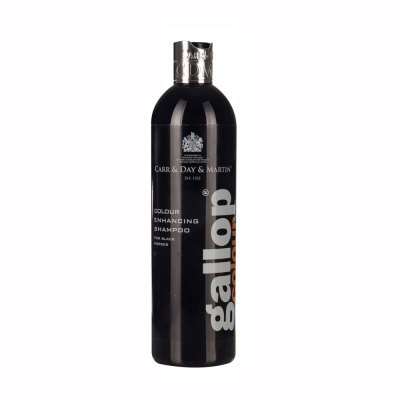 Frasco preto de shampoo para cavalos pretos DA Carr & Day & Martin