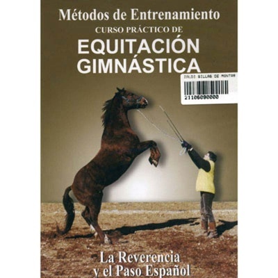 Capa de livro com cavalo castanho a levantar-se e pessoa segurando linha