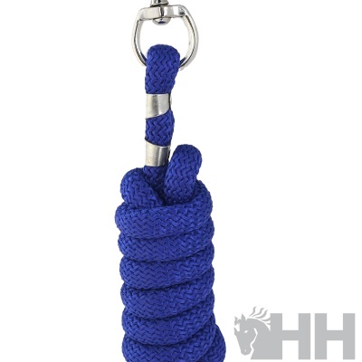 Corda azul com gancho metálico e logótipo HH