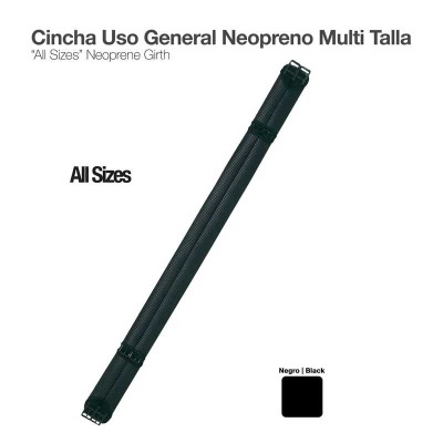 Cincha de neopreno preta multi tamanho para uso geral