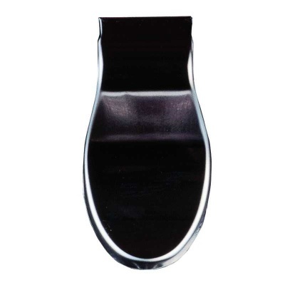 Clipe de dinheiro metálico prateado e preto