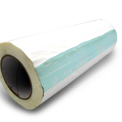 Rolo de filme plástico transparente com núcleo de cartão