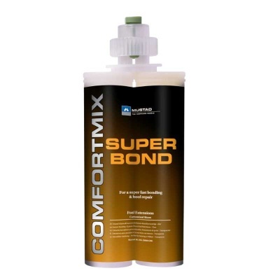 Tubo duplo de cola Comfortmix Super Bond com tampa verde