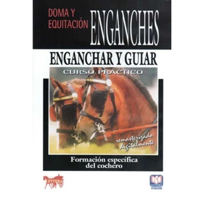 Capa de livro sobre doma e equitação com imagem de cavalos e texto