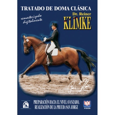 Capa de livro azul com cavalo castanho e cavaleiro, texto em espanhol