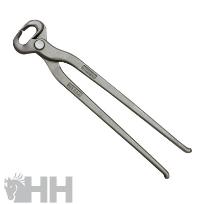 Alicate de corte metálico prateado para calhas com cabo longo