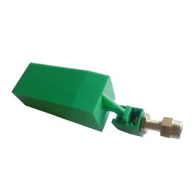 Flutuador de válvula verde com conector de metal