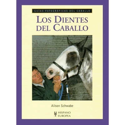 Capa do livro 'Los Dientes del Caballo' mostrando um homem com um cavalo