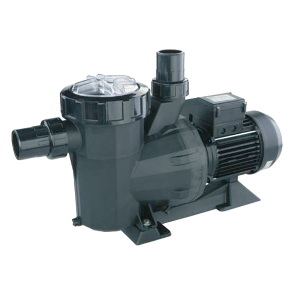 Bomba Victoria Plus Silent Bomba de água preta para piscina com motor eléctrico e tampa transparente