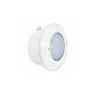 Luz de parede redonda branca com lente azul