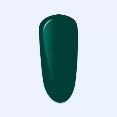 amostra de verniz para unhas verde escuro