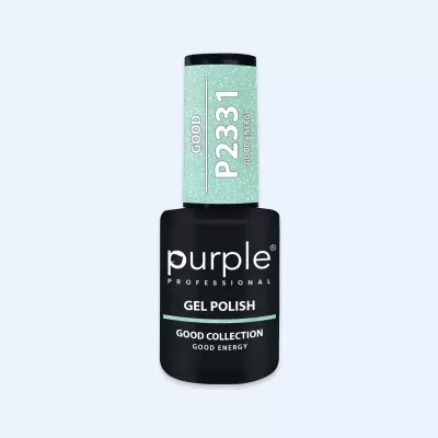 Frasco de verniz gel Purple Professional verde água