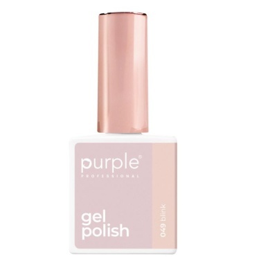 Esmalte em gel cor rosa suave da Purple Professional