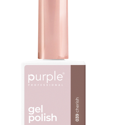 Frasco de verniz gel para unhas Purple Professional 039 cherish