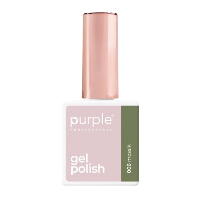 Verniz gel para unhas Purple Professional 006 mossik com tampa rosa