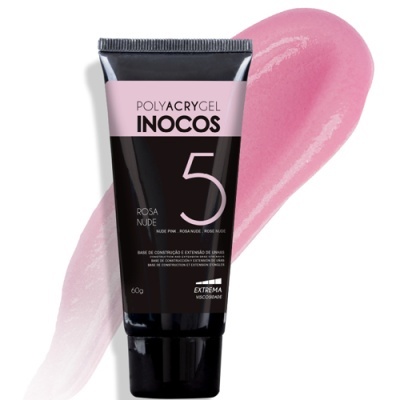 Tubo plástico preto e rosa com creme rosa claro
