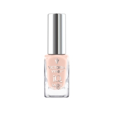 Verniz de unhas rosa claro Victoria Vynn iQ com tampa prateada
