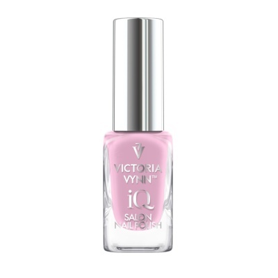 Esmalte de unhas Victoria Vynn iQ rosa em vidrinho com tampa prateada