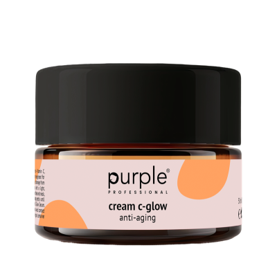 Frasco de creme anti-envelhecimento purple Professional