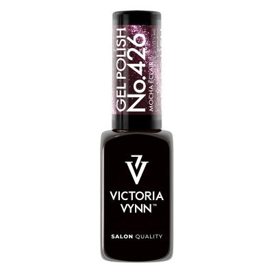 Frasco de verniz em gel preto Victoria Vynn No.426