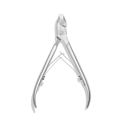 Alicates de metal para unhas prateados