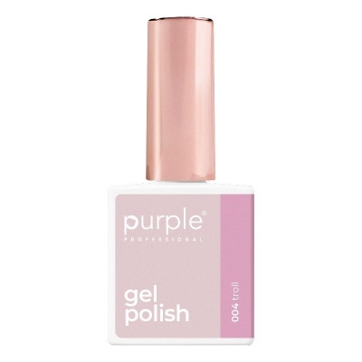 Esmalte gel Purple Professional 004 troll com tampa rosa dourada